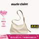 MARIE CLAIRE輕奢大牌女包女士單肩包通勤斜挎真皮托特包七夕情人節(jié)禮物送老婆 奶杏拼棕【限定禮盒-現(xiàn)貨速發(fā)】