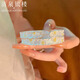 足銀999.9描金向日葵純銀手鐲新中式實(shí)心開(kāi)口輕奢銀鐲子女送禮物 分色向日葵手鐲 約31克