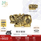 周生生七夕男士 聚財(cái)貔貅XL轉(zhuǎn)運(yùn)珠黃金Charme酷黑系列串珠 95508C定價(jià)