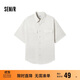 森馬（Semir）短袖T恤男裝純棉襯衣外套工裝做舊水洗夏季上衣101324104111