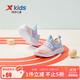特步（XTEP）兒童童鞋幼小童簡(jiǎn)約一腳蹬舒適運動(dòng)跑鞋 水粉色/云端藍 30碼