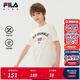 FILA【液氨整理】斐樂(lè)兒童童裝2025年秋季新款男中大童短袖T恤 云菇白-WT 160