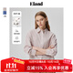 ELAND衣戀襯衫女格紋箱型蕾絲門(mén)襟純棉長(cháng)袖短款上衣2025秋季新款 粉色(25)Pink M 165