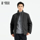 利郎輕時(shí)尚男裝【商羽鮮絨】羽絨服男立領(lǐng)青年通勤防風(fēng)保暖輕薄外套 黑色（1Y） 2XL (180)