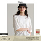 旅途原品（ltyp）涼感t恤女絲光棉60支造型T恤設計感純色簡(jiǎn)約寬松上衣秋季 荼白色 L （現貨）