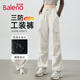 班尼路（Baleno）兩穿軟殼三防工裝褲女2025春秋季新款戶(hù)外徒步登山防風(fēng)防水傘兵褲