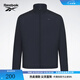 Reebok銳步官方男子透氣梭織拉鏈運動(dòng)休閑防曬夾克外套 23RCS101MGN2 M