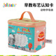 jollybaby寶寶認知卡片0-4歲早教啟蒙中英文雙語(yǔ)趣味嬰幼兒童玩具可水洗 動(dòng)物字母認知卡