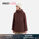 AIGLE艾高抓絨衣POLARTEC保暖鎖溫加厚收腰全拉鏈女 布朗尼色 BD332 40 (170/92A)