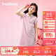 巴拉巴拉女童裙子兒童連衣裙2025夏裝中大童洋氣撞色Polo裙208225111011