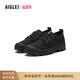 AIGLE艾高春夏TENERE CVS LOW男女同款戶外休閑時(shí)尚橡鞋子 黑色NA847 42 （男）