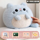 語(yǔ)森憶可愛(ài)毛絨抱枕充電式熱水袋卡通暖手寶女生過(guò)冬必備神器送女友禮物 可愛(ài)萌貓可拆洗/速熱內膽/加厚布套/國標防爆