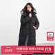范思藍恩高光云朵系列進(jìn)口狐貍毛領(lǐng)長(cháng)款羽絨服女冬季2025新款4005 黑色 S