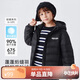 雪中飛童裝兒童輕薄羽絨服男童新款中大童女童薄款外套冬黑色160cm