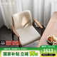 樸愫木作餐椅家用黑胡桃實木椅子現(xiàn)代簡約餐桌椅餐廳靠背椅軟包輕奢書桌椅 優(yōu)雅米灰1把丨現(xiàn)貨