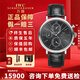 【二手99新】萬國（IWC）柏濤菲諾系列腕表 自動機(jī)械鐘表月相計時大盤二手瑞表紅60經(jīng)典正裝男士手表 42mm 黑盤三環(huán)銀針皮帶IW391008
