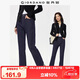 佐丹奴牛仔微喇褲女顯瘦女褲重磅洗水高腰牛仔長(cháng)褲女05415684