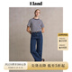 ELAND【臻棉T】衣戀T恤女學(xué)院風(fēng)圓領(lǐng)寬松舒適短袖上衣25夏季新款 藏青色(59)Navy L /170
