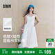 森馬（Semir）陳都靈|連衣裙女氣質(zhì)純色百搭2025夏季簡(jiǎn)約風(fēng)吊帶裙109325114017