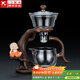 正揚玻璃自動茶具懶人整套磁吸茶壺防燙高檔泡茶器功夫杯茶盤套裝家用 自動(迎客)+單主機