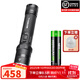 納麗德（NEXTORCH）P84戰術(shù)強光手電筒紅藍閃執勤手電筒3700流明高亮應急防身長(cháng)續航 P84標配+多1節21700電池