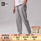 NEW ERA紐亦華畢業(yè)狂歡MLB運動(dòng)褲男女情侶NY LA休閑梭織褲子 14341260-灰色 L
