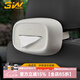 3W創(chuàng)意車載紙巾盒掛式硅膠抽紙盒套車內(nèi)中控扶手箱座椅紙巾收納盒子 米白色