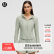 lululemon丨Define 女士短款連帽夾克 *網(wǎng)面 LW3JHWS 霧綠 XS /4