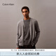 Calvin KleinJeans25秋季新款男士商務(wù)休閑ck紐扣V領(lǐng)針織開衫毛衣40QM317 P7E-英雄灰 M