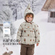 babylove【安心絨】寶寶羽絨服冬季保暖外套兒童防風(fēng)精靈帽外出服 松果日記 100