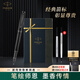 派克（PARKER）寶珠筆中性筆學(xué)生套裝商務(wù)送禮定制刻字男女生日畢業(yè)禮物禮品文具簽字筆高端禮物書寫順暢練字筆 IM理性黑寶珠筆+流光禮盒