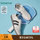 熱風(fēng)（Hotwind）女鞋軟底百搭德訓鞋2025年春秋新款輕便透氣通勤小白鞋休閑女板鞋 88米黑 38 240mm