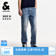 杰克·瓊斯（JACK&JONES）25年男裝秋季直筒牛仔褲男高彈力涼感寬松潮流休閑褲子品牌男褲 153 中牛仔藍-非涼感1 寬松直筒，卡碼拍小 29 170 W29/L30