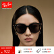 雷朋（RayBan）太陽(yáng)鏡男女款時(shí)尚墨鏡舒適眼鏡0RB4423D禮物禮物 601/87黑色鏡框深灰色鏡片 尺寸66