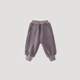巴厘小豬寶寶加絨褲子秋冬季兒童加厚保暖衛褲男童外穿長(cháng)褲女童休閑運動(dòng)褲 霧灰紫 110