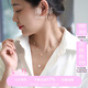 海蒂 4-7.5mm18K金高品質(zhì)滿天星淡水珍珠項鏈女七夕情人節(jié)禮物