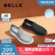 百麗輕便套腳透氣休閑鞋男夏季戶(hù)外跑步運動(dòng)鞋A1632BM4 黑色(網(wǎng)面款） 41 (255mm)