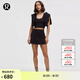 lululemon丨Align? 女士運動(dòng)高腰短裙 LW8ALQS 黑色 S /6