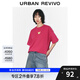 UR2025秋季新款女裝時(shí)尚多巴胺萌寵章仔棉質(zhì)短袖T恤UYY450232 玫紅色 (偏寬松) S
