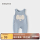 babylove寶寶背帶褲春秋外穿連體褲超萌可愛(ài)休閑長(cháng)褲洋氣嬰兒褲子 大耳象 90