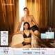 Calvin Klein內衣【七夕禮盒】男士性感ck黑色蕾絲低腰防夾臀平角內褲男NB3858 UB1-太空黑 1條 L
