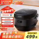福庫（CUCKOO）韓國品牌不粘內(nèi)膽多功能智能控溫24小時預約黑色微壓電飯煲電飯鍋3L1-3人份CR-0695FB