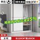 浩玄推拉門衣柜臥室家用新款2025小戶型木質(zhì)結(jié)實(shí)耐用出租房屋用掛衣櫥 長120cm主柜