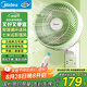 美的（Midea）壁扇 掛壁電風(fēng)扇家用搖頭壁掛風(fēng)扇商用餐廳食堂大風(fēng)力定時(shí)遙控工業(yè)渦輪空氣循環(huán)扇 FWA23UR