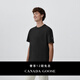 加拿大鵝（Canada Goose）Gladstone 男士黑標休閑上衣短袖T恤男 1401MB 61 黑色 建議選擇小兩碼，該款尺碼偏大 M