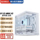 LIANLI聯(lián)力O11D MINI V2機箱 海景房緊湊型 支持ATX主板 360水冷 可調(diào)直立顯卡支架 傾斜底板 帶防塵網(wǎng) O11D MINI V2風扇版 緊湊型機箱 白色