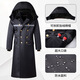 凍庫冷庫專(zhuān)用防寒服大衣棉服工作服反光條棉大衣加長(cháng)款加厚加絨 超長(cháng)黑色 升級防水款《加絨帽子+內膽不可拆》 均碼