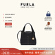 芙拉（FURLA）[秋冬新品]PRIMROSE牛皮女士迷你小托特包手提包輕便休閑斜挎包 黑色
