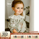 OAK FAMILY女孩長(zhǎng)袖兒童連衣裙女童公主裙子童裝 【兒童】絨球兔 90 cm