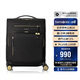 新秀麗（Samsonite）行李箱20英寸大容深倉(cāng)多功能拉桿箱前幅口袋旅行箱包黑色TL3